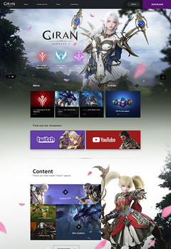 Giran L2 Game Website Template