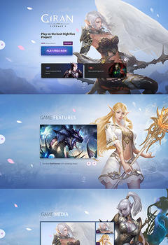 L2 Giran Fullscreen Game Website Template