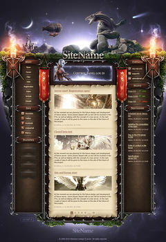 L2 Lost World Game Website Template