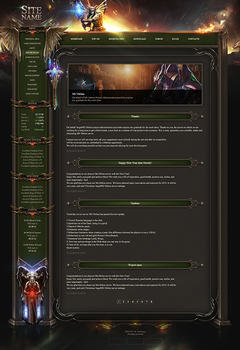 MU Angel Game Website Tempate