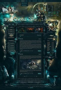 MU Clash Season 10 Game Website Template