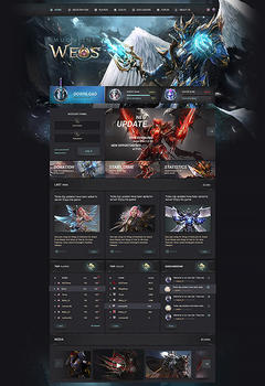 Mu Online WeoS Game Website Template