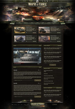 WOT Battle Game Website Template